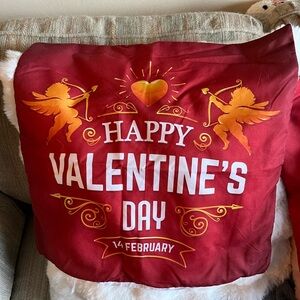 Silky, soft satin like 18 inch pillow covers For V day
